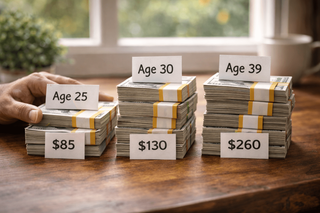 How Much to Save Weekly to Retire with $1M, By Age