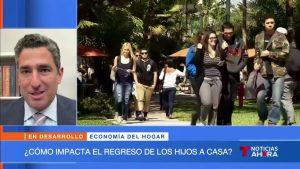 Carlos García en Telemuundo - Ayudar a tu hijo recien graduado